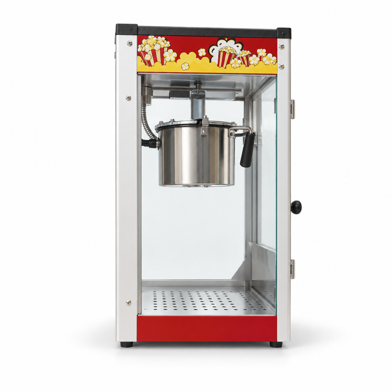 IP-6A Commercial Popcorn Machine with Transparent Display Cabinet