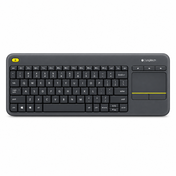 Logitech K400 Plus Wireless Touch Keyboard with Built-In Touchpad and USB Unifying Receiver