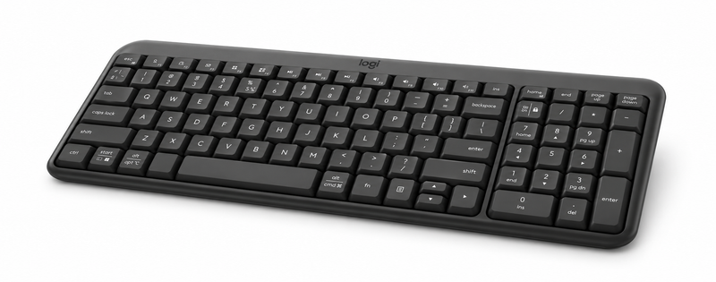 Logitech K250 Compact Bluetooth Wireless Keyboard with Numeric Keypad