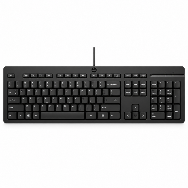 HP 125 G2 USB Wired Full-Size Business Keyboard – European Layout