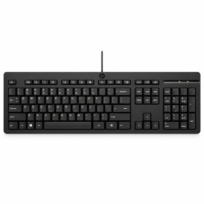 HP 125 G2 USB Wired Full-Size Business Keyboard – European Layout