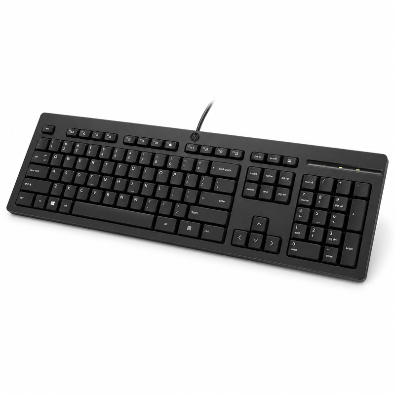 HP 125 G2 USB Wired Full-Size Business Keyboard – European Layout