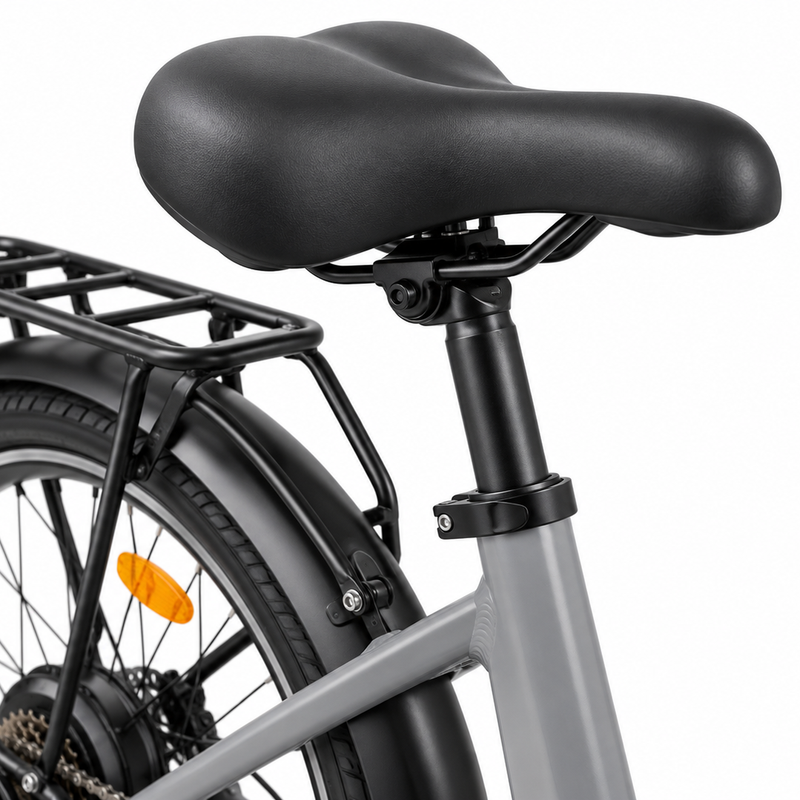 P6 Step-Through Electric City Bicycle – 26-Inch – 7-Speed