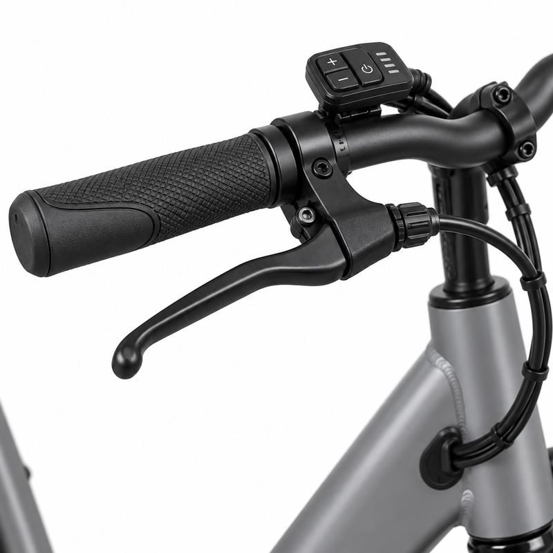 P6 Step-Through Electric City Bicycle – 26-Inch – 7-Speed