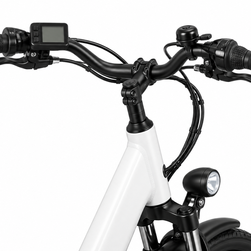 P5 Electric City Bicycle – 7-Speed Step-Through Frame