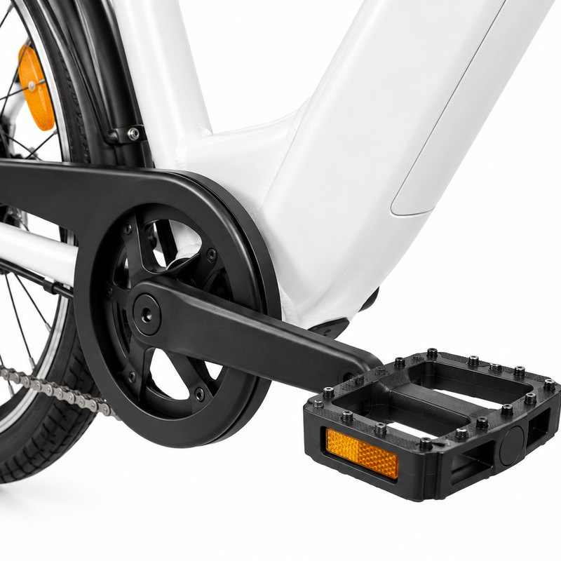 P5 Electric City Bicycle – 7-Speed Step-Through Frame