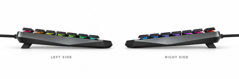 Dell Alienware AW510K Low-Profile RGB Mechanical Gaming Keyboard – Cherry MX Red, US International QWERTY – Dark Side of the Moon