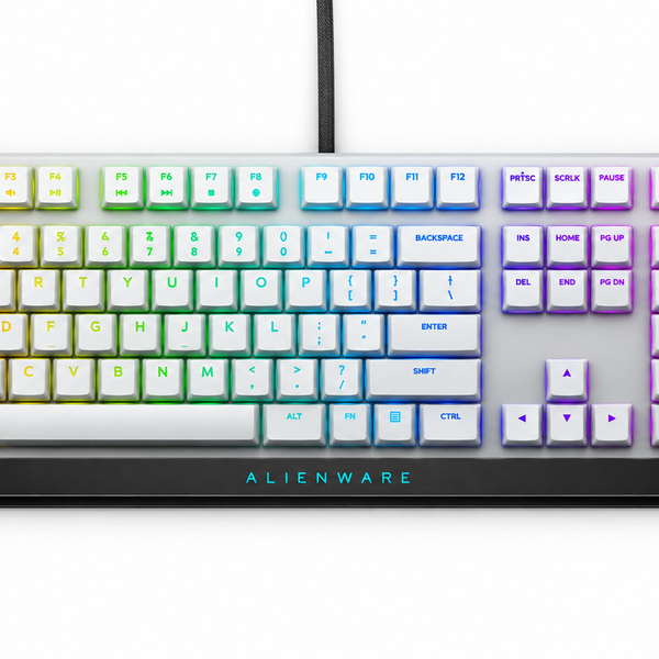 Dell Alienware AW510K Low-Profile RGB Mechanical Gaming Keyboard – Cherry MX Red, US International QWERTY