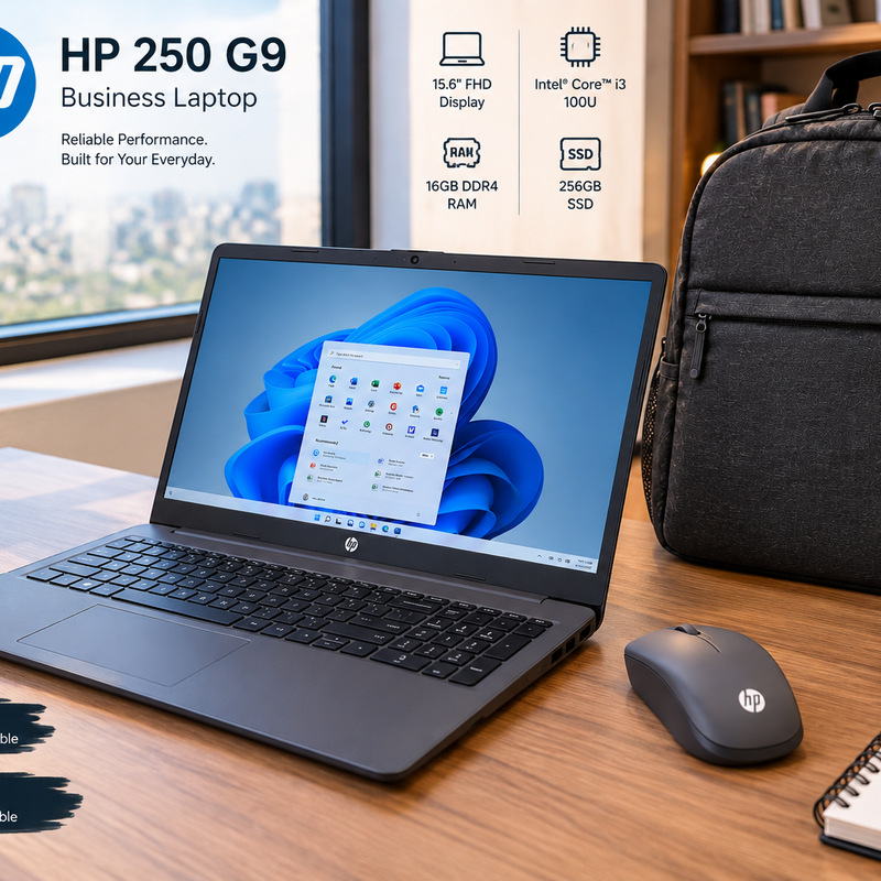 HP 250R G9 Core 3 16GB 256GB SSD Laptop