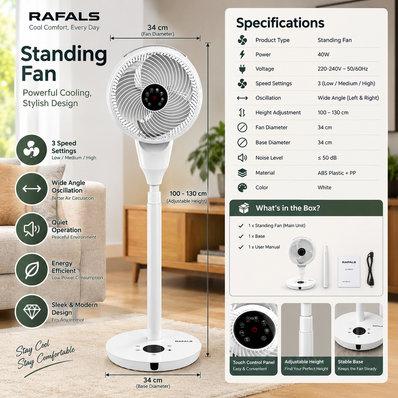 MeacoFan 1056P Pedestal Air Circulator