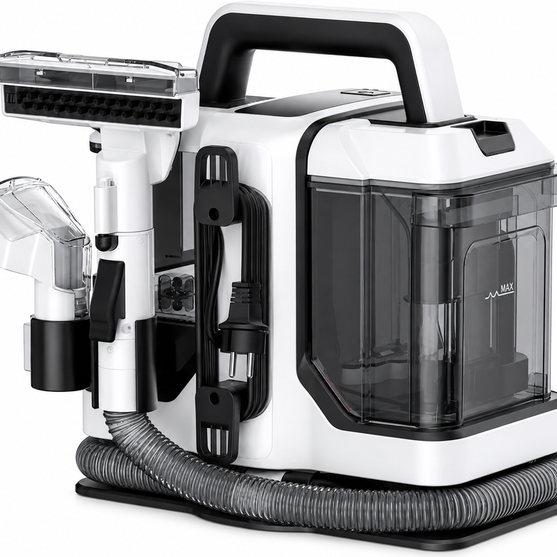 Portable 450W Carpet Cleaner Machine – White