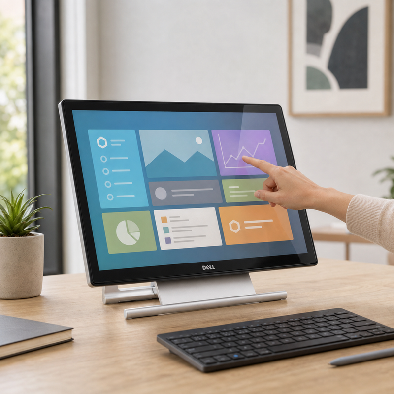 Refurbished Dell S2240T 22-Inch Full HD 10-Point Multi-Touch Monitor