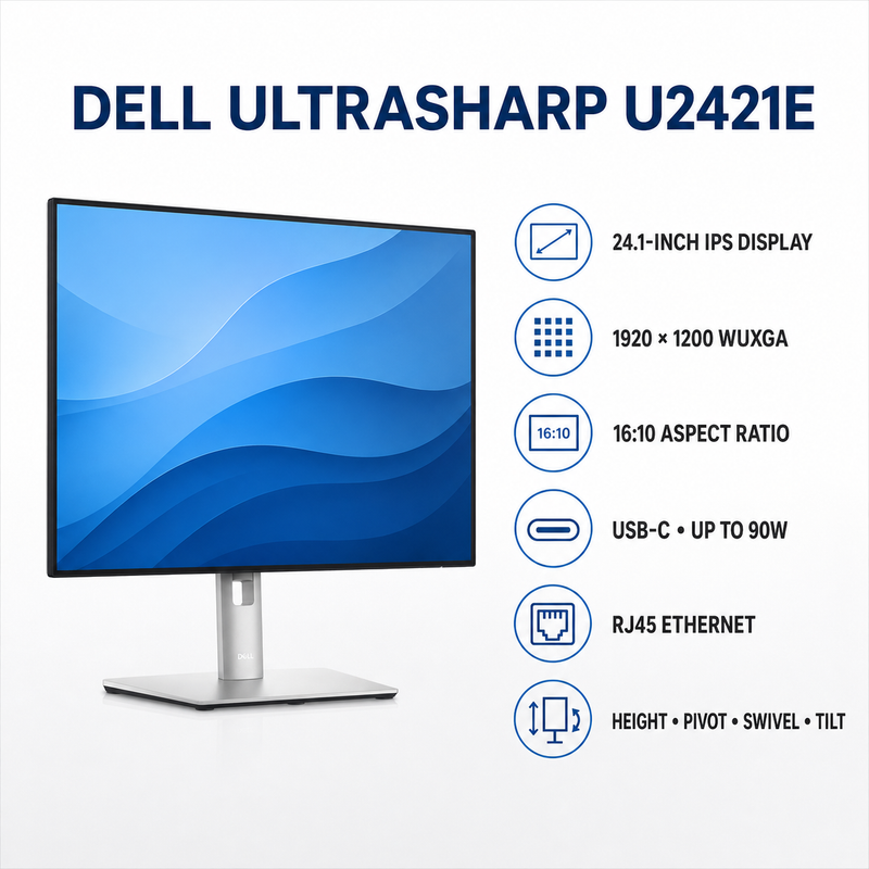 Refurbished Dell UltraSharp U2421E 24