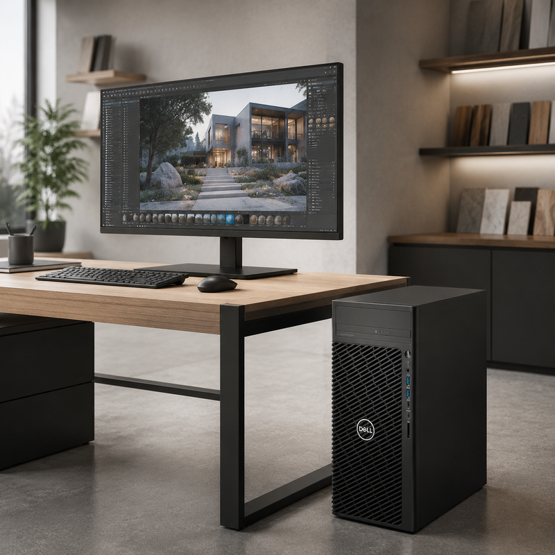 Refurbished Dell Precision 3660 Tower – Core i9 13th Gen – 32GB RAM – 512GB NVMe SSD – NVIDIA GeForce RTX 4090 24GB GDDR6X – 19″ Monitor Bundle