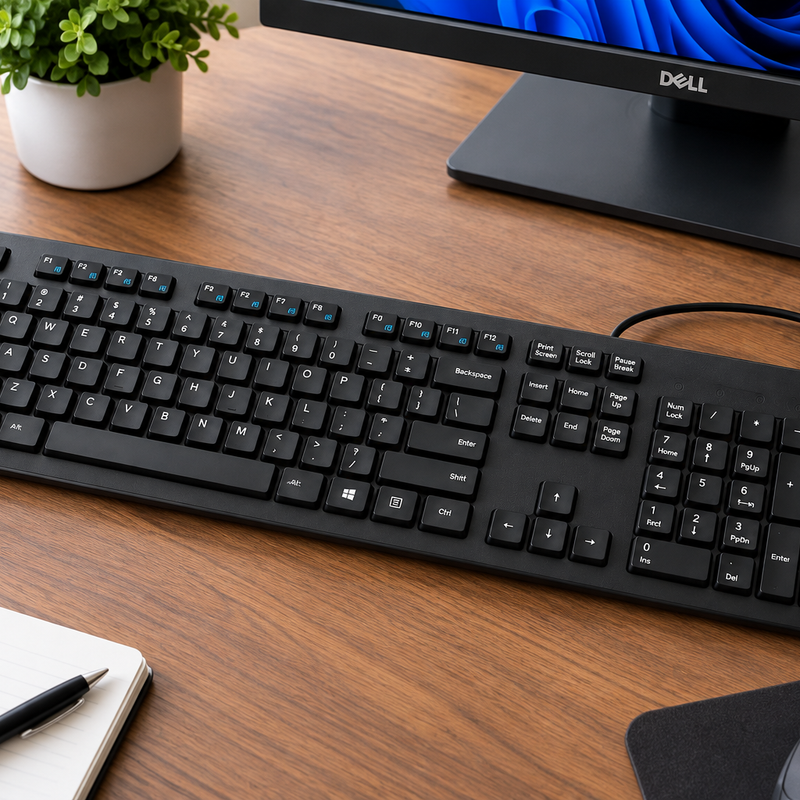 Dell KB216 Refurbished Wired USB Keyboard – Pack of 3