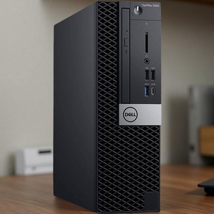 Certified Refurbished Dell OptiPlex 5060 SFF – Intel Core i5 8th Gen | 8GB RAM | 256GB SSD | 22″ Monitor Full Set