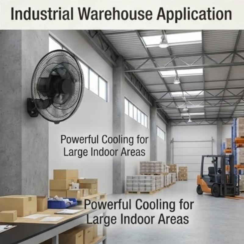 45cm 75W BLDC Wall Mounted Fan with Remote