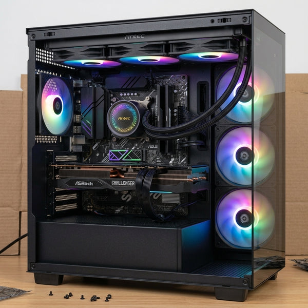 (Pre-Built) Ryzen 5 7600, RX 9060 XT, 16GB DDR5, 1.25TB SSD, 1080p 75Hz Monitor