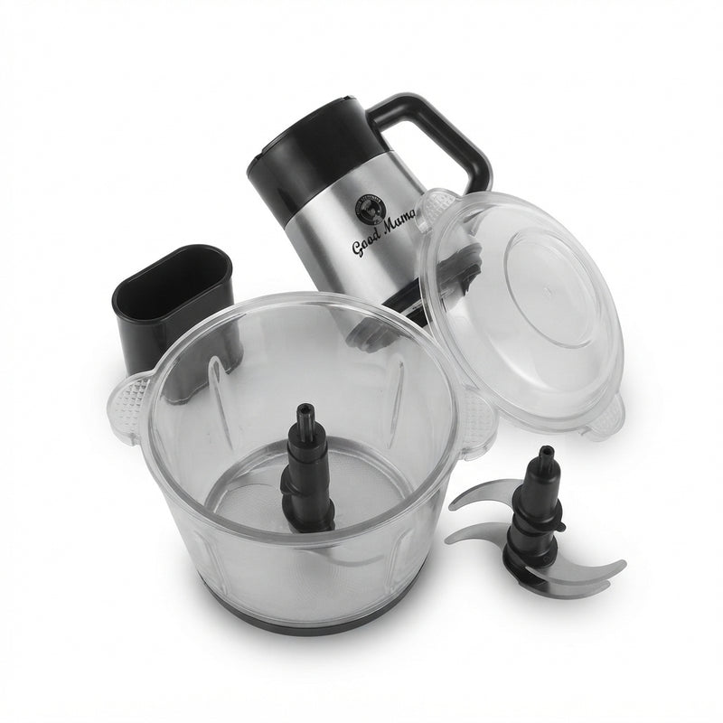 Good Mama GES-C4 R296 5-in-1 Multi-Function Food Chopper – 1800W | 3L Bowl