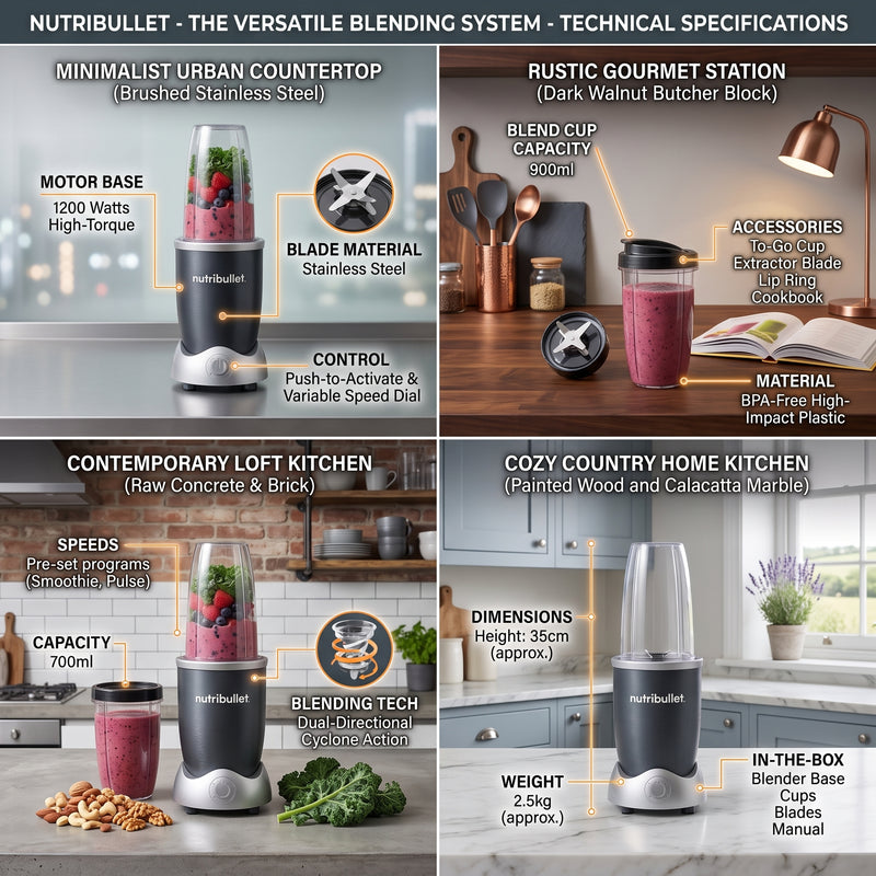 NutriBullet High-Speed Blender – 600W