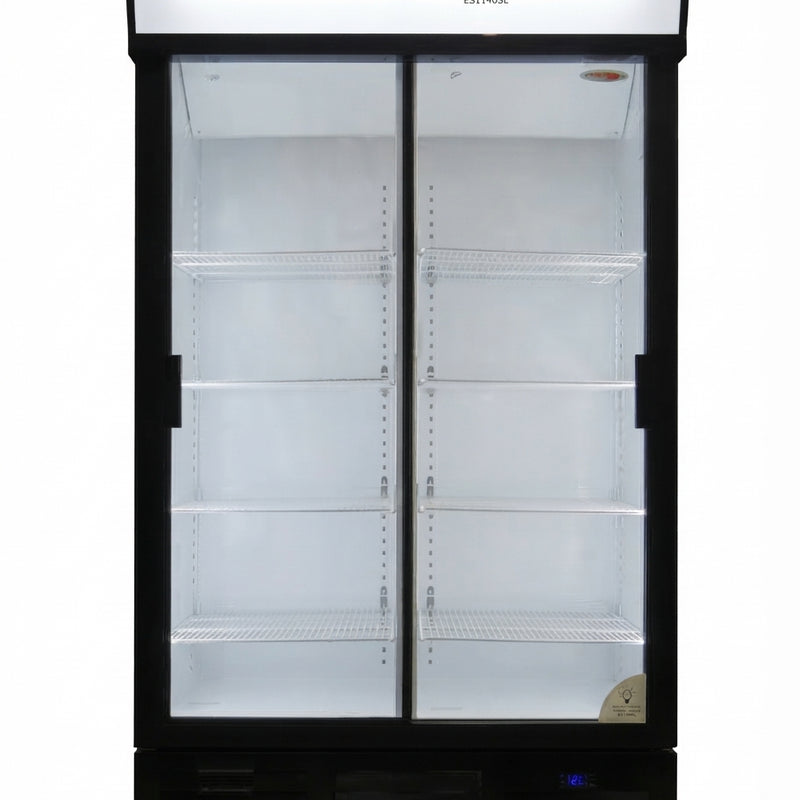 Fridge Star ES1140SL 748L Double Sliding Glass Door Beverage Cooler