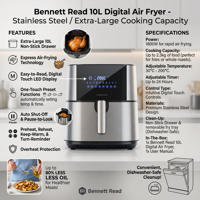 Bennett Read 10L Digital Air Fryer