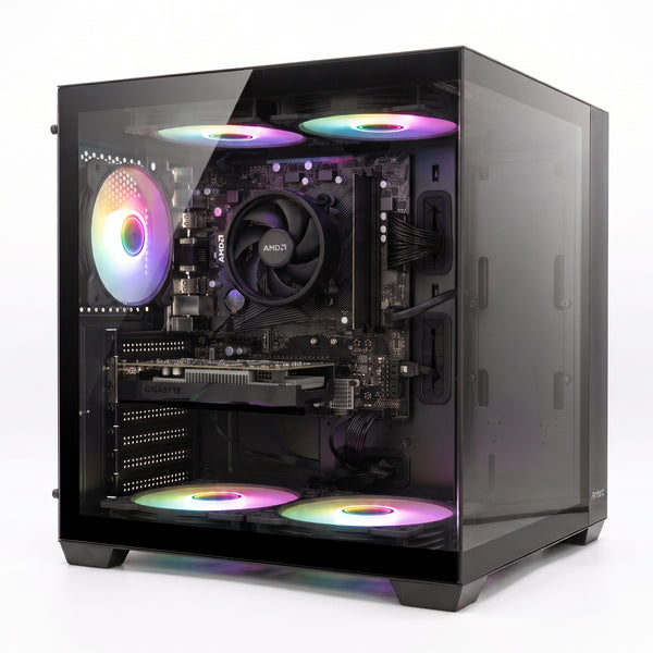 (Pre-Built) Home Theater/ Light Gaming PC, AMD Ryzen 5 5500, GT 1030, 8GB DDR4, 512GB SATA SSD