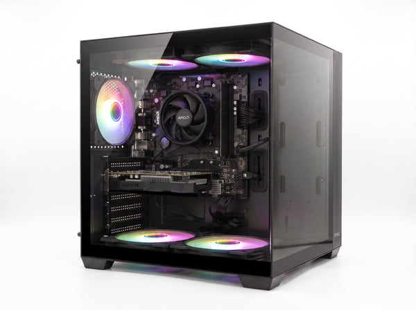 (Pre-Built) Home Theater/ Light Gaming PC, AMD Ryzen 5 5500, GT 1030, 8GB DDR4, 512GB SATA SSD