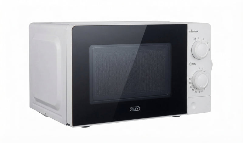 Defy 20L White Manual Microwave Oven | 700W Solo Microwave | DMO384