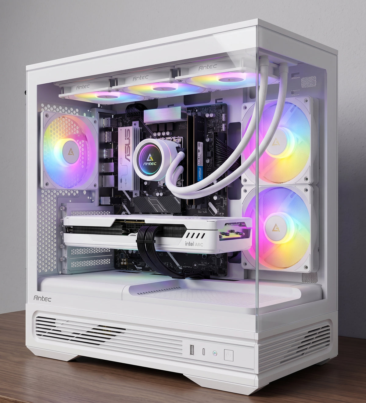 Creator PC "Big Blue" — Intel Arc B580 12GB | Core Ultra 7 270K 24-Core | 32GB DDR5 | 1TB Gen4 NVMe