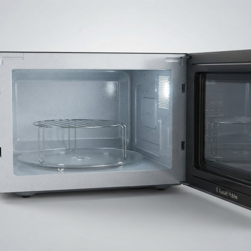 Russell Hobbs 30L Electronic Black Mirror Microwave 900W | RHEM31L