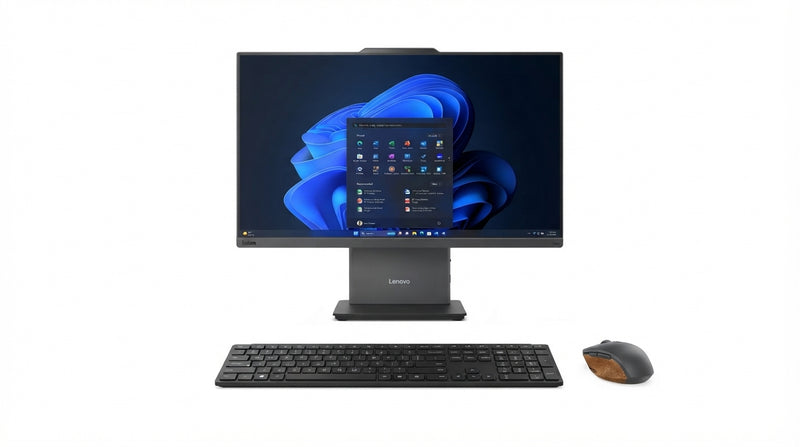 Lenovo ThinkCentre Neo 50a 24 Gen 5 Core 7 All-in-One Casual Gaming and Productivity Bundle with Wireless Keyboard and Vertical Mouse