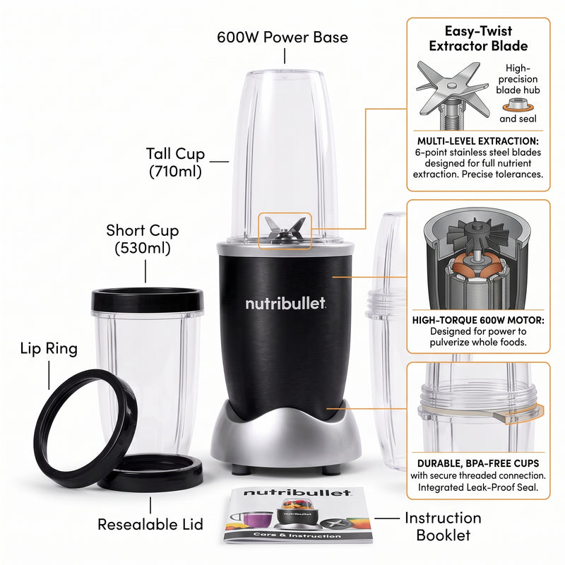 NutriBullet High-Speed Blender – 600W