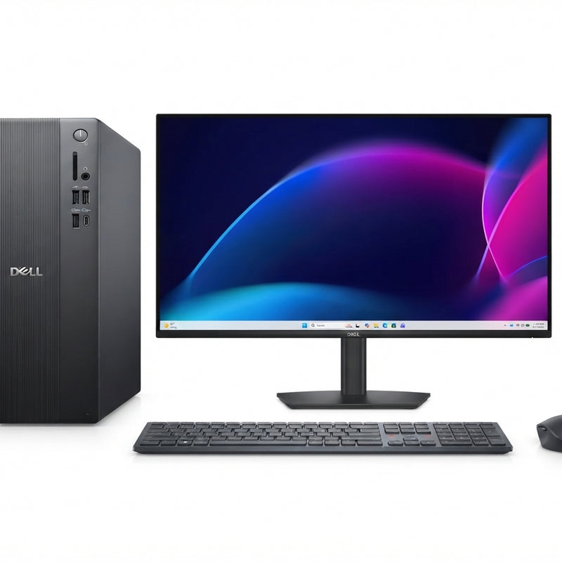 Dell Pro Essential Slim Core Ultra 5 Complete 27-inch Productivity and Casual Gaming Bundle with Premium Wireless Keyboard and Mouse