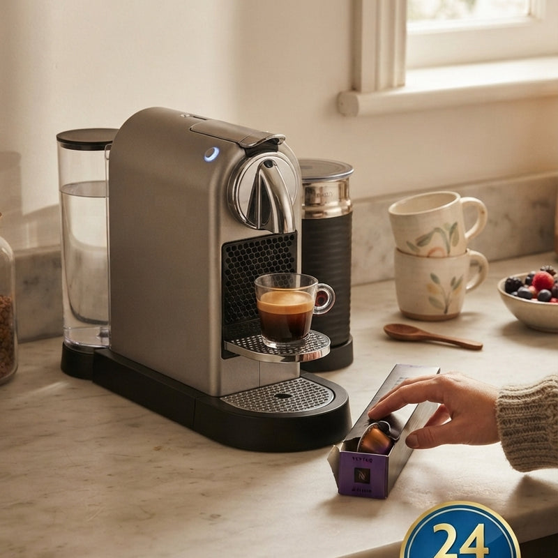 Nespresso CitiZ & Milk Coffee Machine – Silver