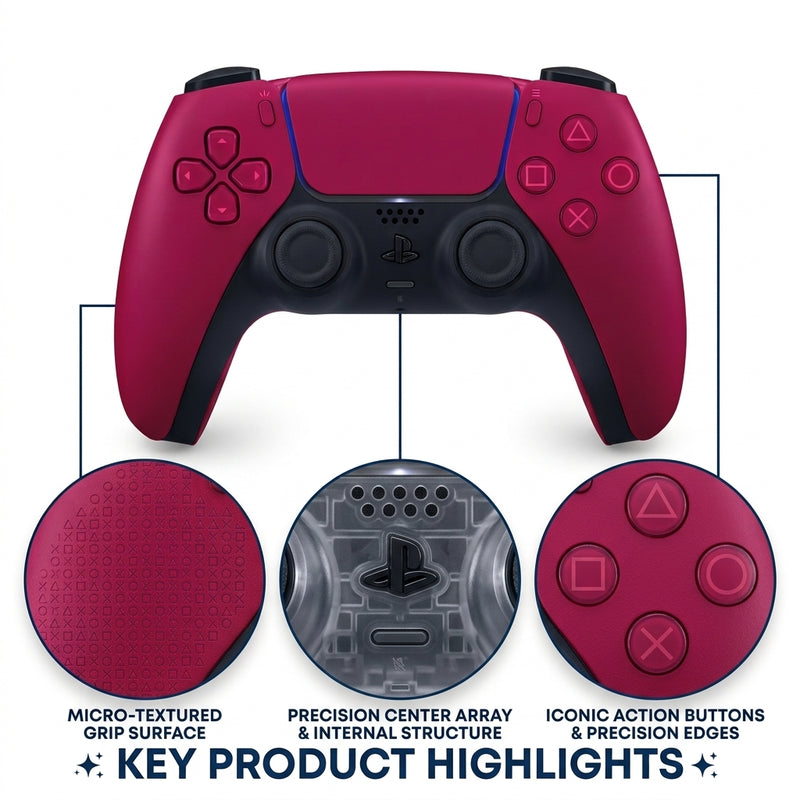 PlayStation 5 DualSense Wireless Controller – Cosmic Red