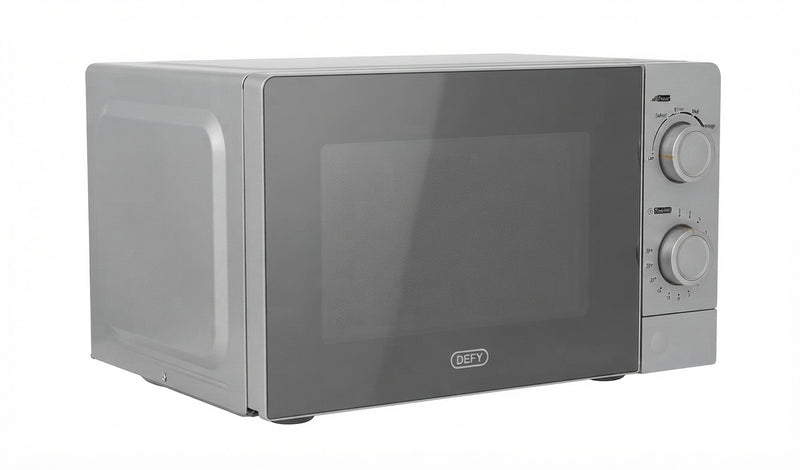 Defy 20L Silver Manual Microwave Oven | 700W Solo Microwave | DMO381
