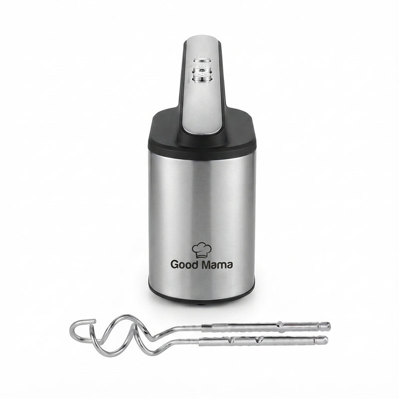 Good Mama GES-B4 Electric Hand Mixer R127 with Stainless Steel Beaters & Dough Hooks