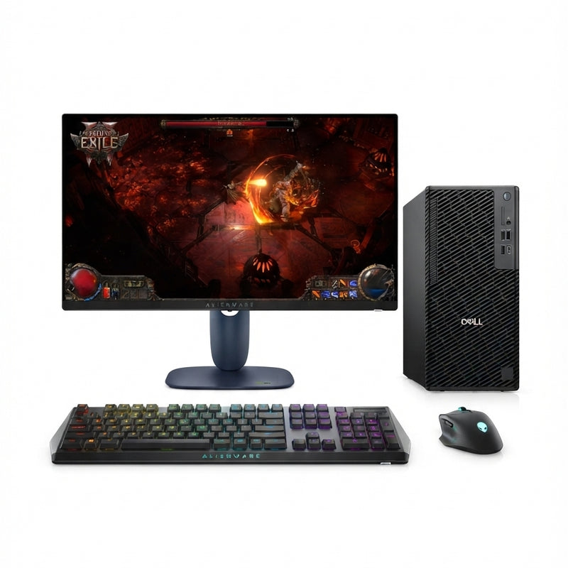 Dell Pro Precision 7 T1 Core Ultra 7 Gaming Bundle with NVIDIA RTX A1000, 27-inch QHD 180Hz Monitor, Alienware Keyboard and Wireless Mouse
