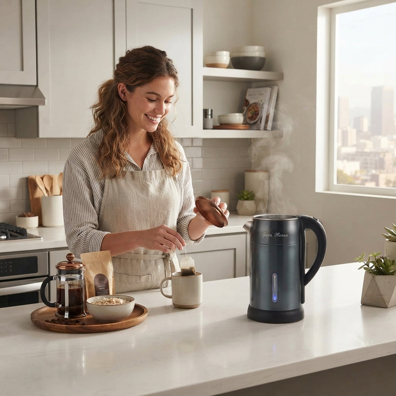 Good Mama GES-K6 Electric Kettle – Fast Boiling Water Kettle for Home & Office
