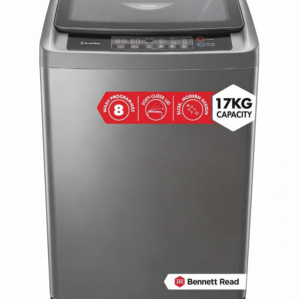 Bennett Read 17kg Elite Clean Top Loader Washing Machine – Dark Grey