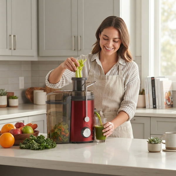 Good Mama GES-J1 Centrifugal Juicer – Electric Fruit & Vegetable Juice Extractor