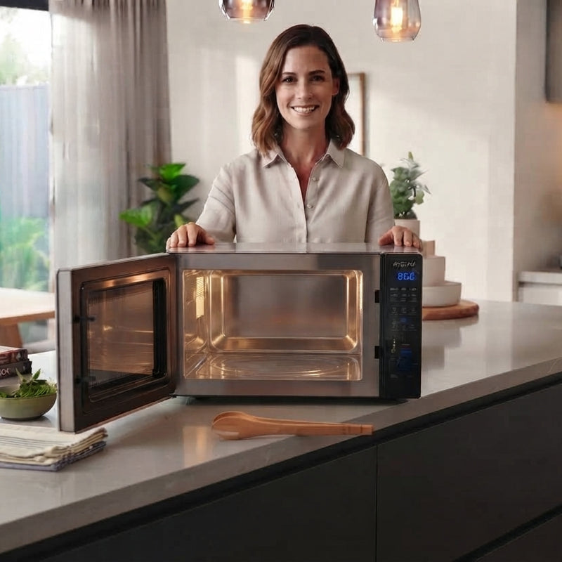 Defy 20L White Manual Microwave Oven | 700W Solo Microwave | DMO384