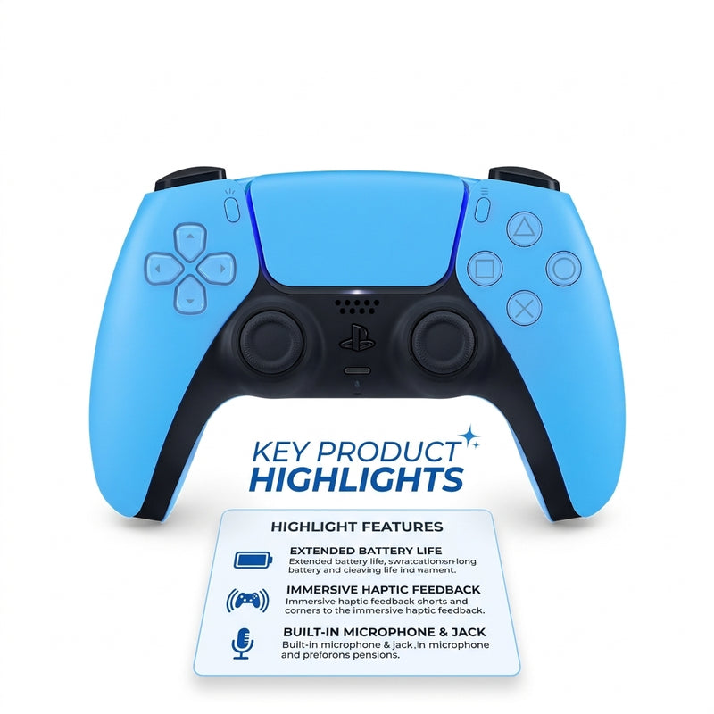 PlayStation 5 DualSense Wireless Controller – Starlight Blue