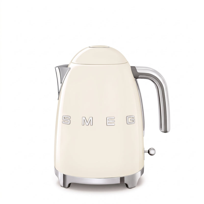 Smeg 1.7L 3D Logo Kettle – Cream