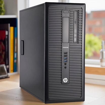 Certified Refurbished HP EliteDesk 800 G1 Tower – Intel Core i7 4th Gen | 8GB RAM | 256GB SSD