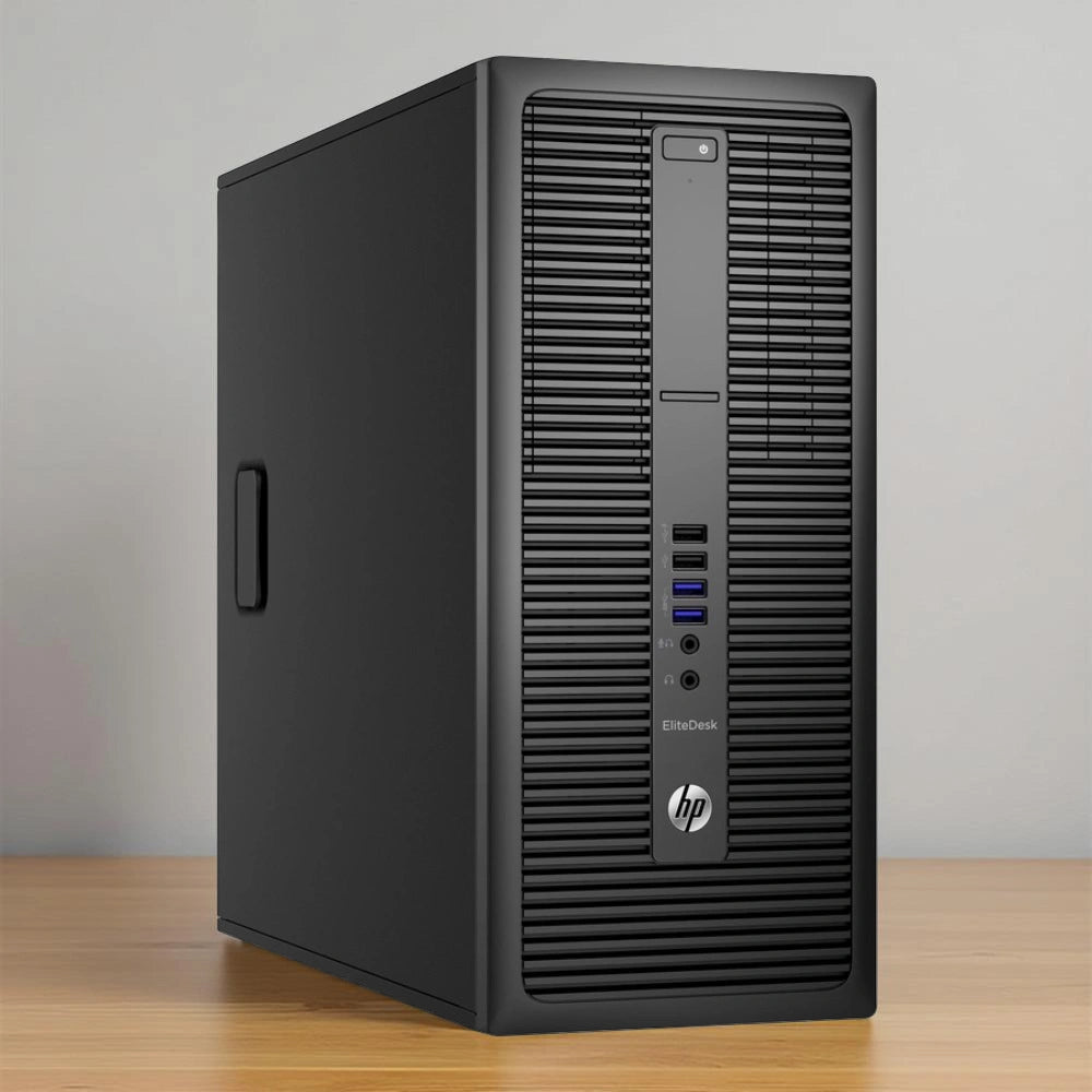 Certified Refurbished HP EliteDesk 800 G2 Tower – Intel Core i7 6th Gen | 8GB RAM | 256GB SSD | 22″ Monitor Fullset | 24-Month Warranty