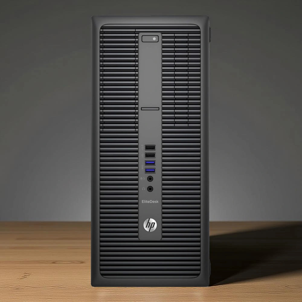 Certified Refurbished HP EliteDesk 800 G2 Tower – Intel Core i7 6th Gen | 8GB RAM | 256GB SSD | 22″ Monitor Fullset | 24-Month Warranty