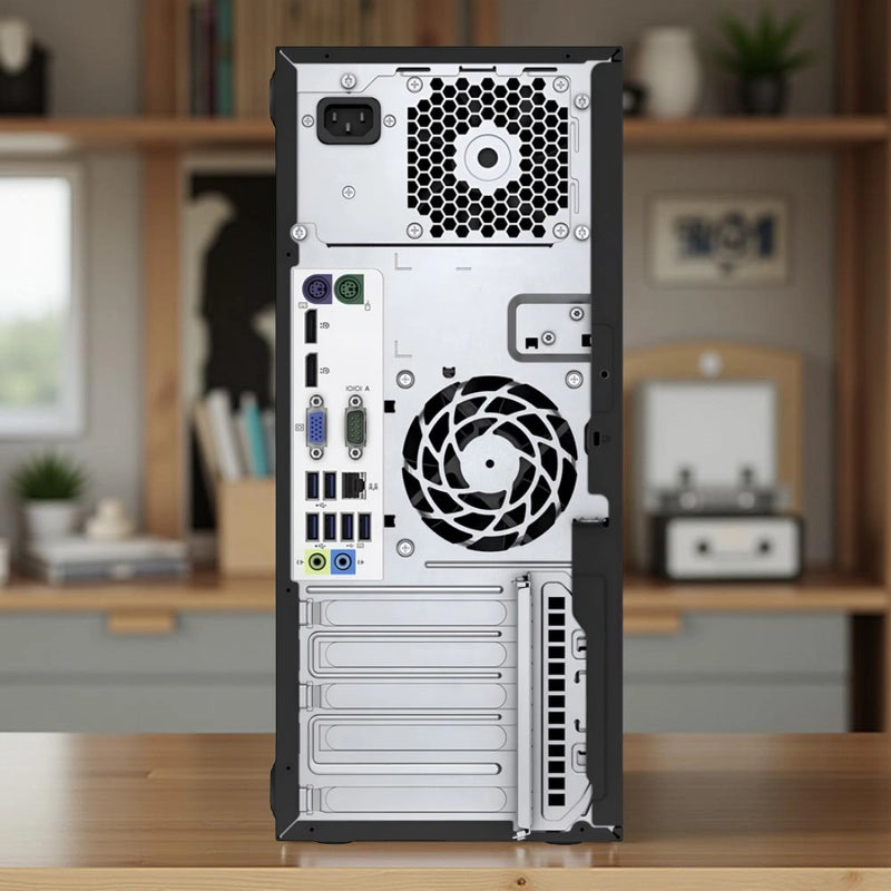 Certified Refurbished HP EliteDesk 800 G2 Tower – Intel Core i7 6th Gen | 8GB RAM | 256GB SSD | 22″ Monitor Fullset | 24-Month Warranty
