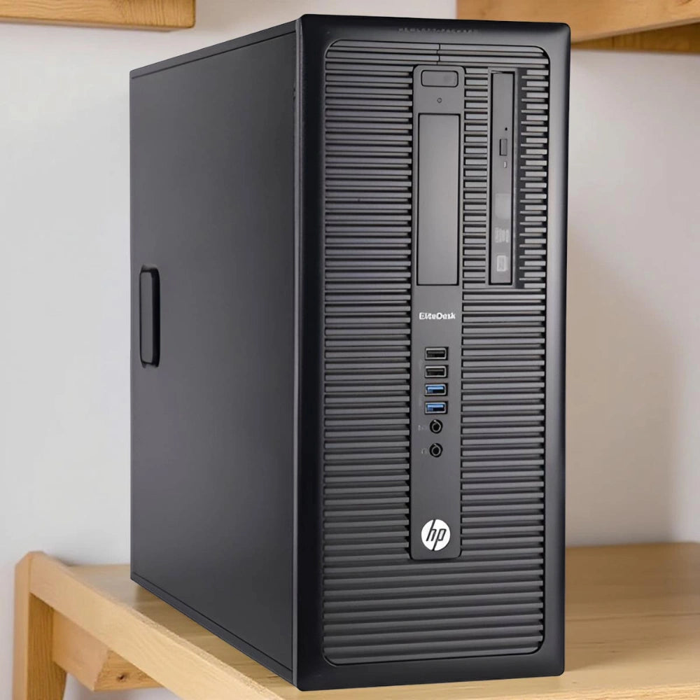 Certified Refurbished HP EliteDesk 800 G1 Tower – Intel Core i7 4th Gen | 16GB RAM | 512GB SSD | 22″ Monitor Fullset